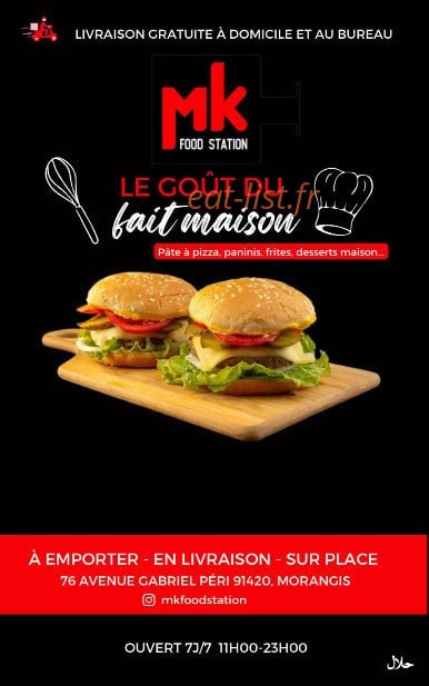 MK Food Station — carte page 1
