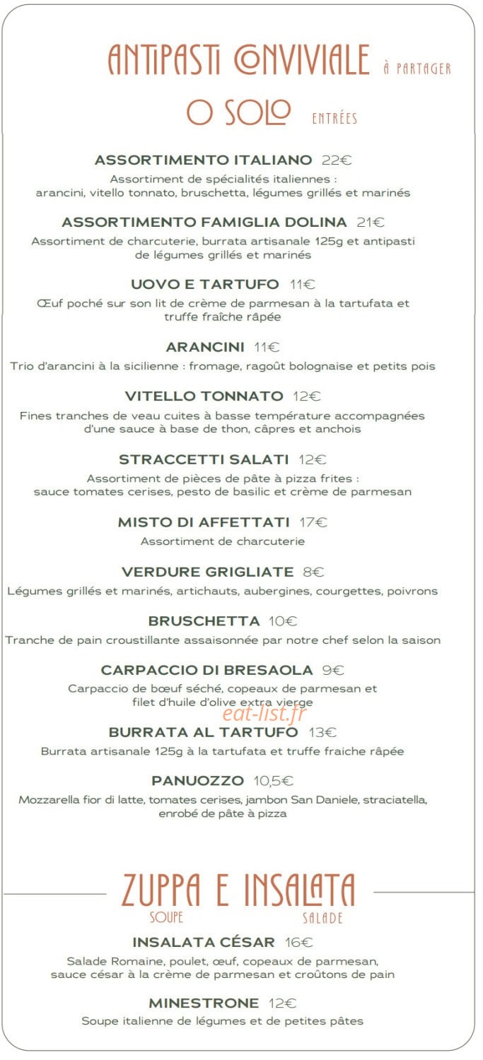 Casa Dolina — carte page 1