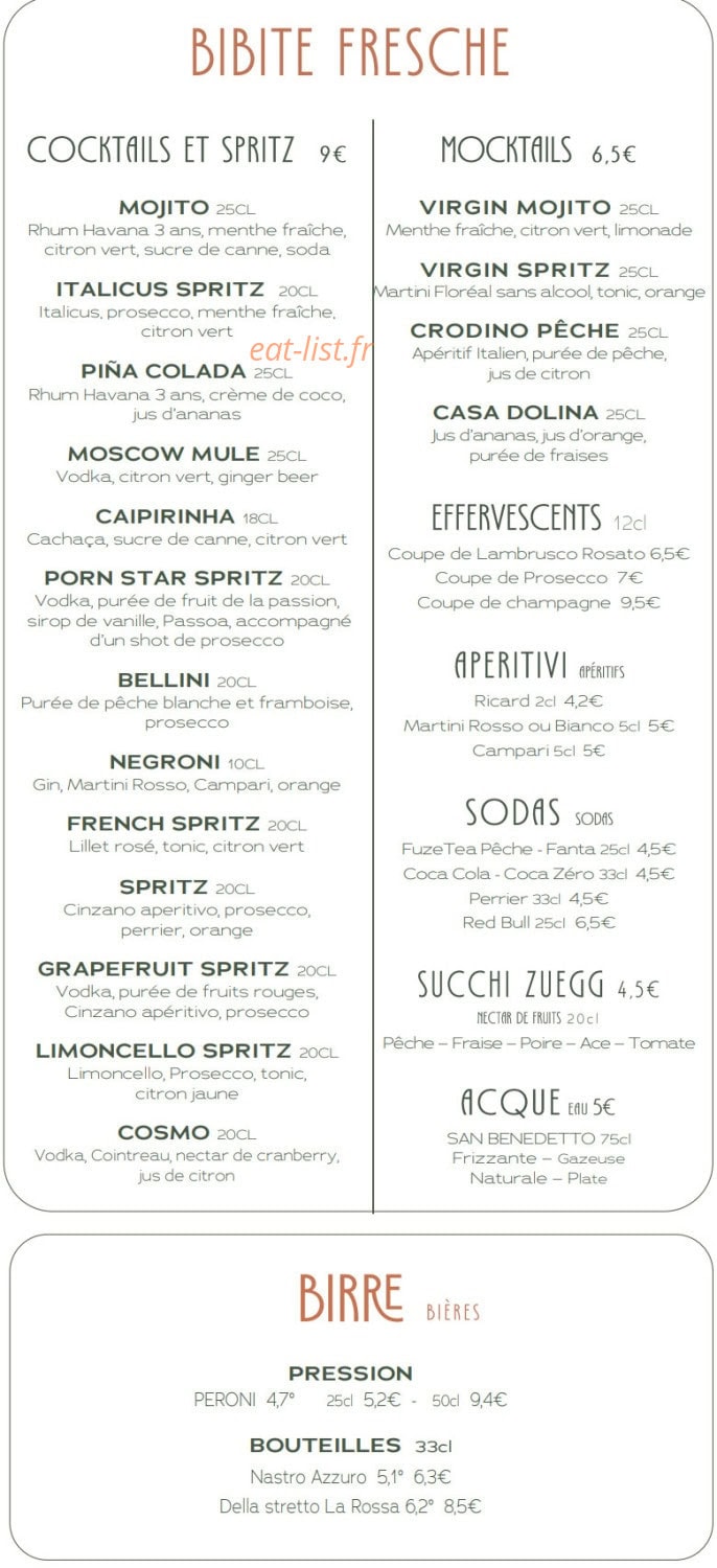 Casa Dolina — carte page 6