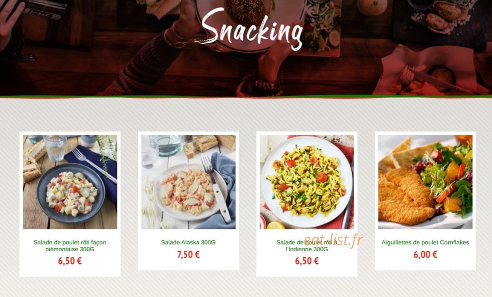 Moulin Gourmet — carte page 1