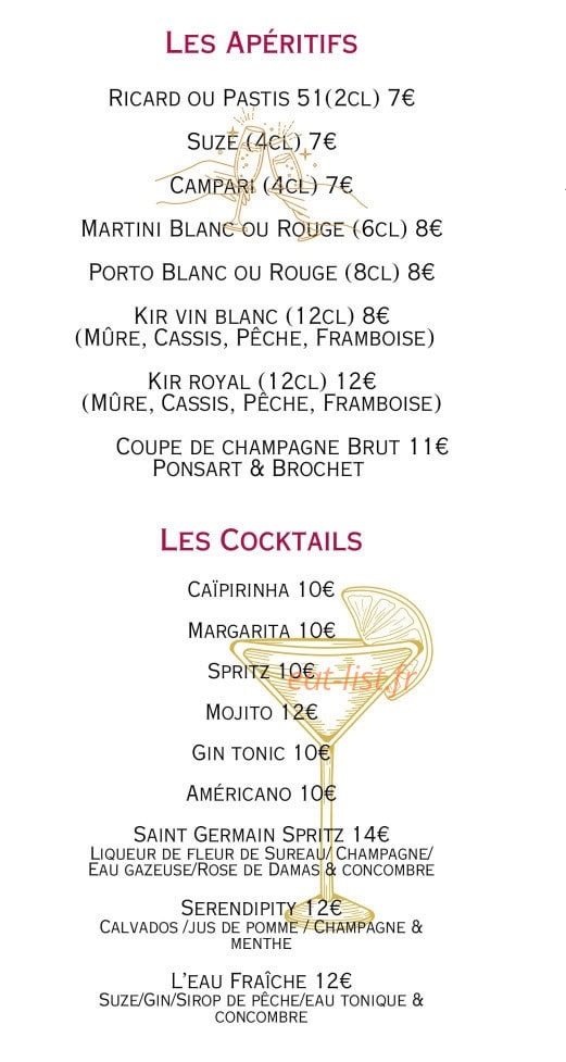 La Grande Maison — carte page 6