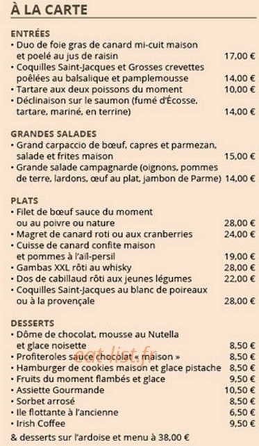 Chalet D' Étiolles — carte page 3