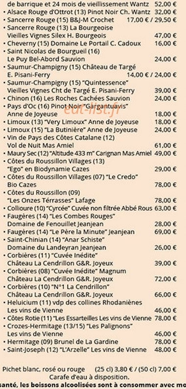 Chalet D' Étiolles — carte page 11
