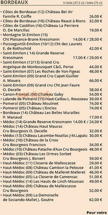 Chalet D' Étiolles — carte page 7