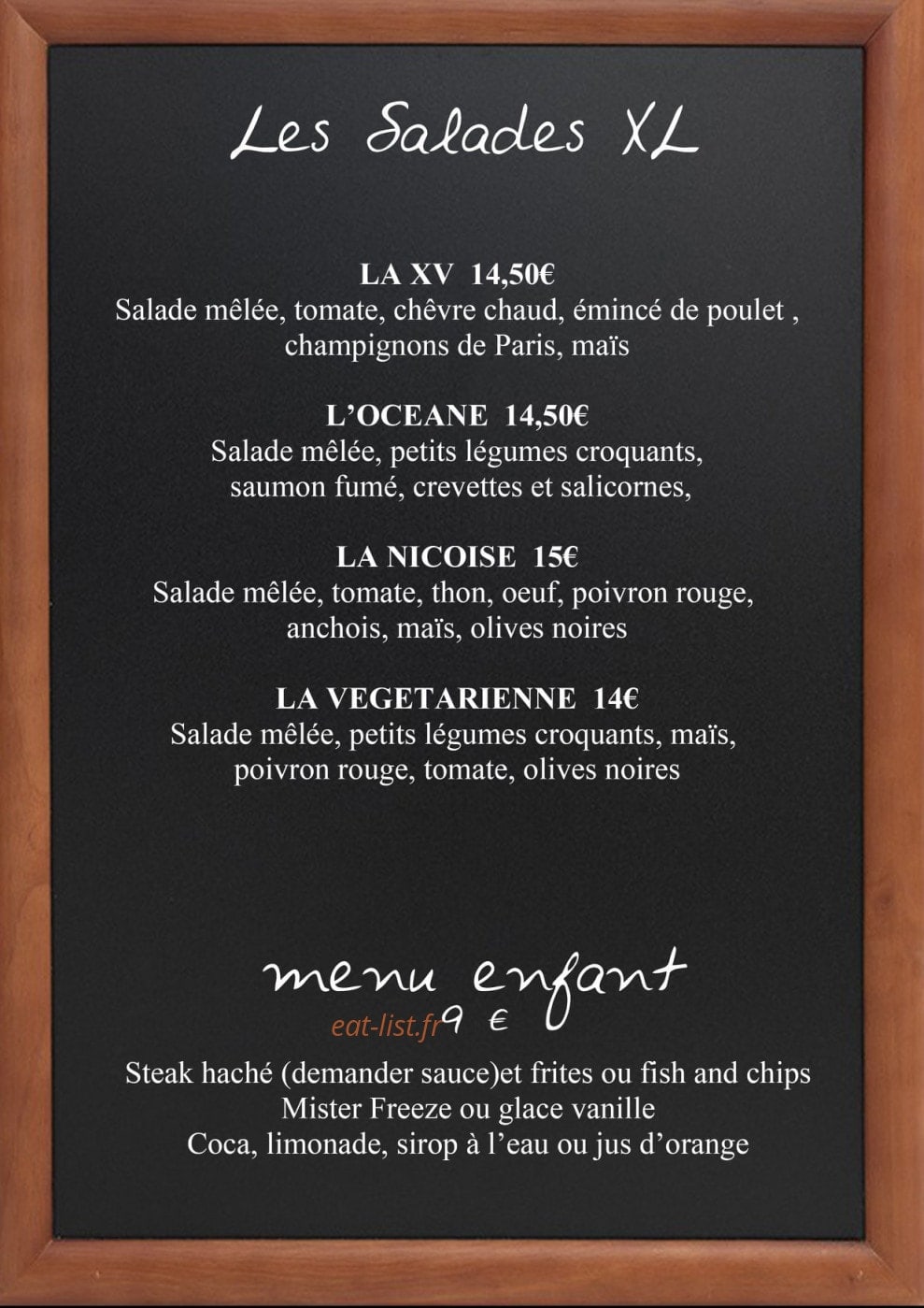 Le Quinze — carte page 4