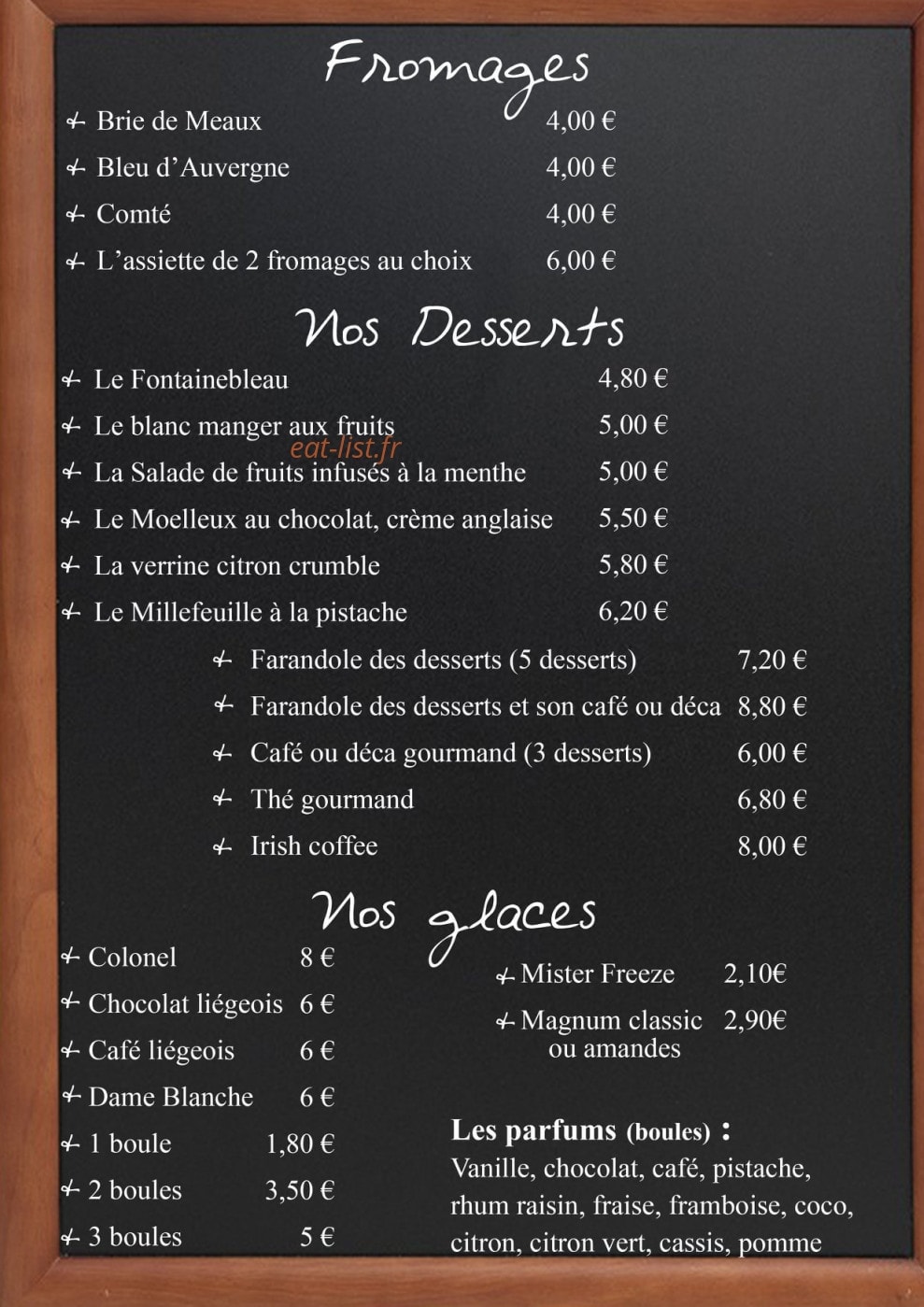 Le Quinze — carte page 3