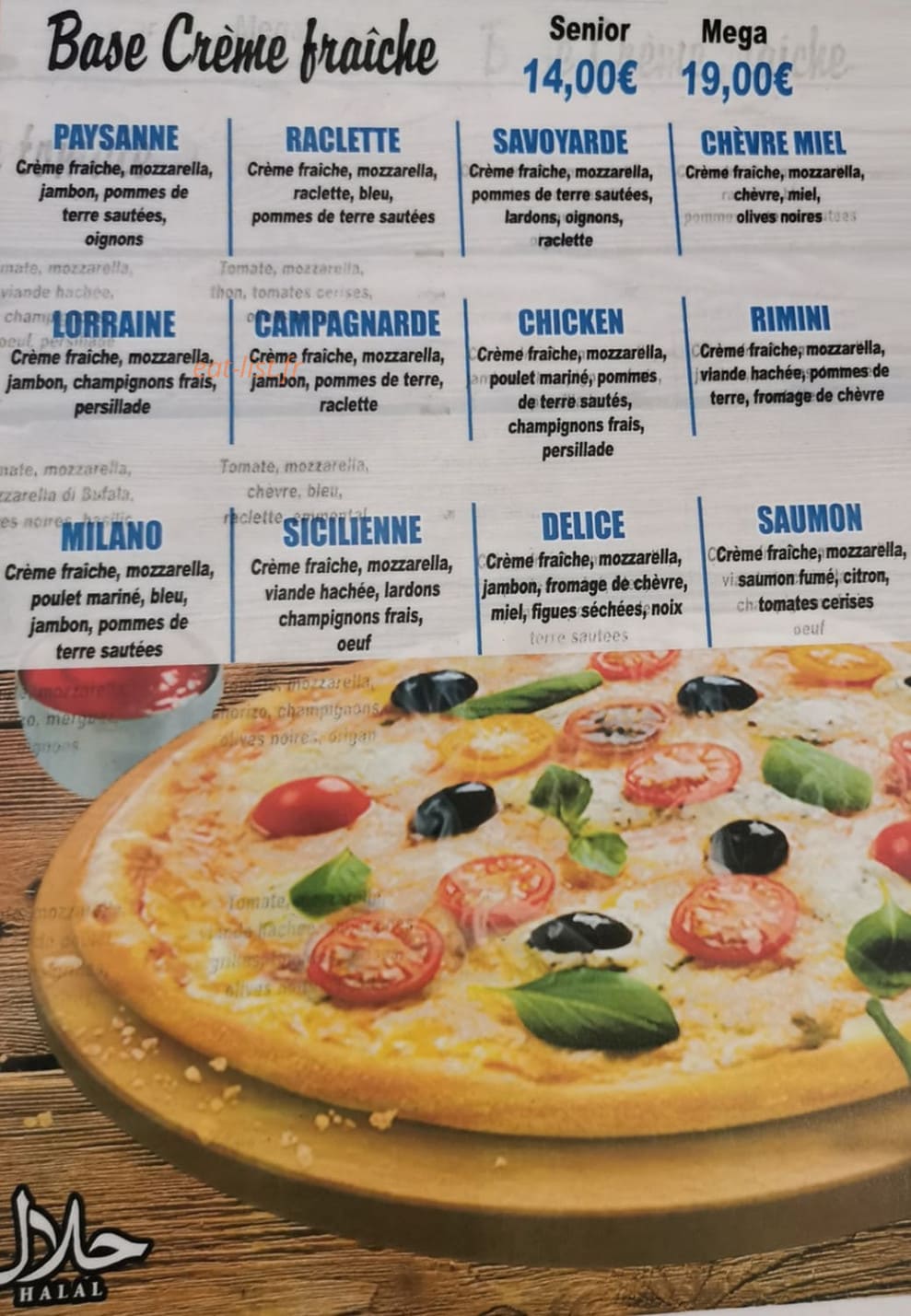 Pizza du coudray — carte page 3