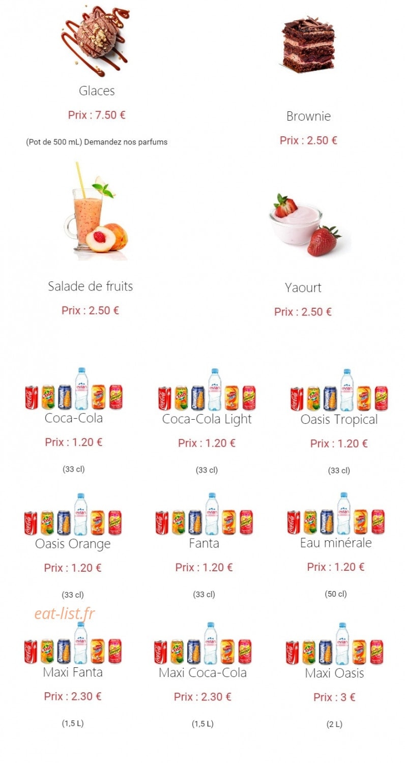 Allo Pizza Rapido — carte page 5