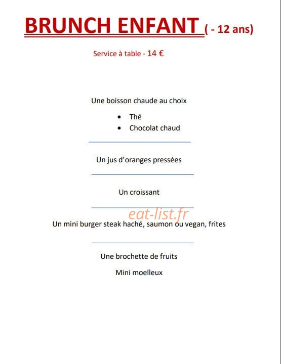 Le Cosy — carte page 5