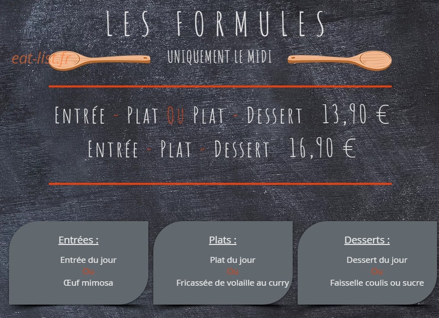 La Spatule — carte page 2