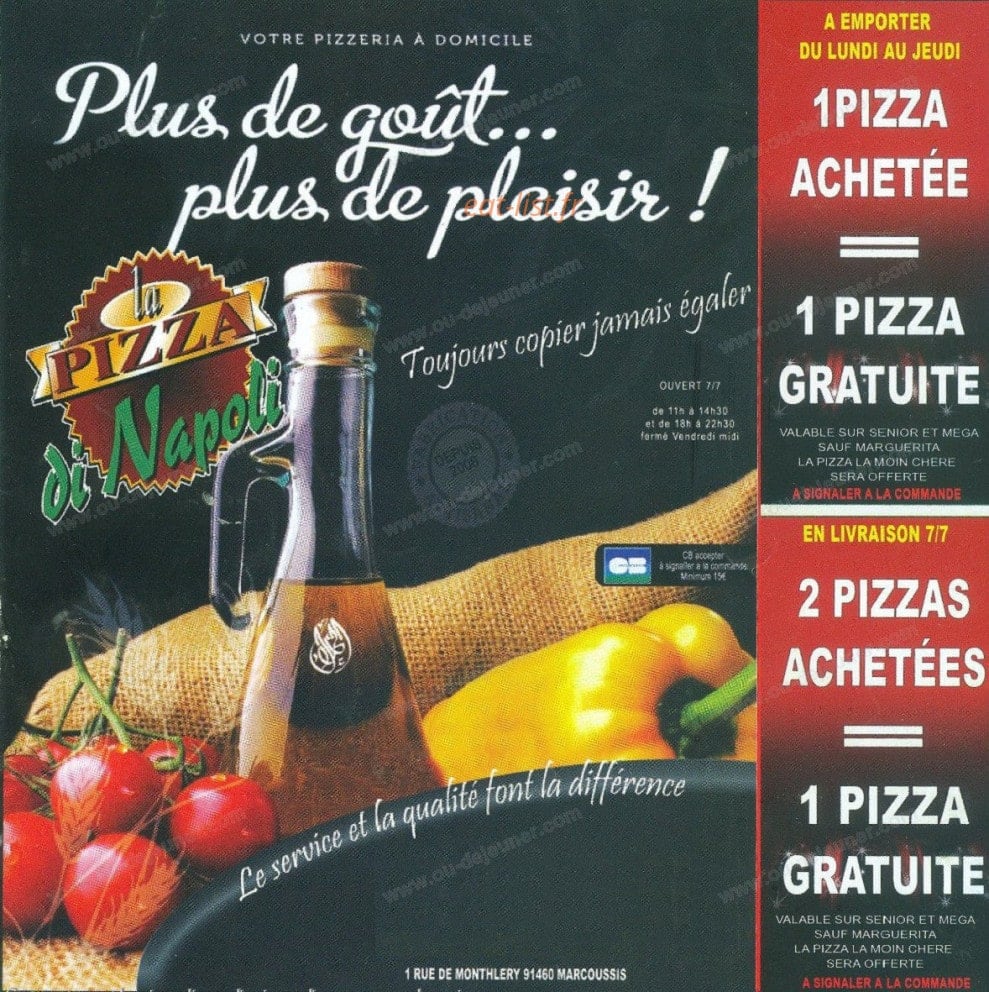 Pizza di napoli — carte page 1