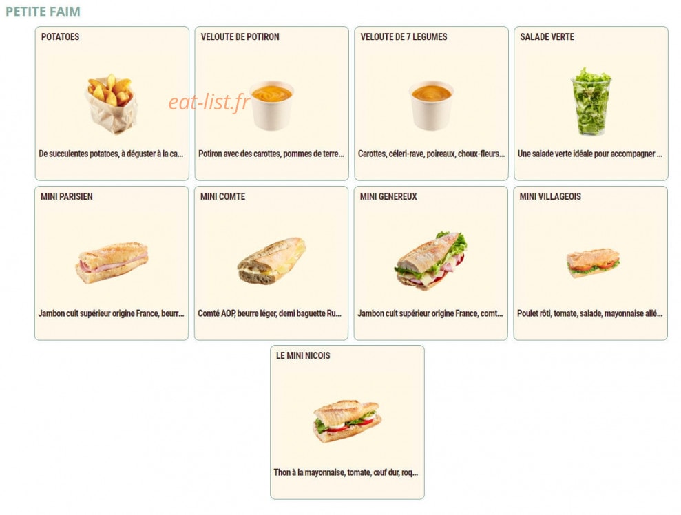 Pomme de Pain — carte page 7