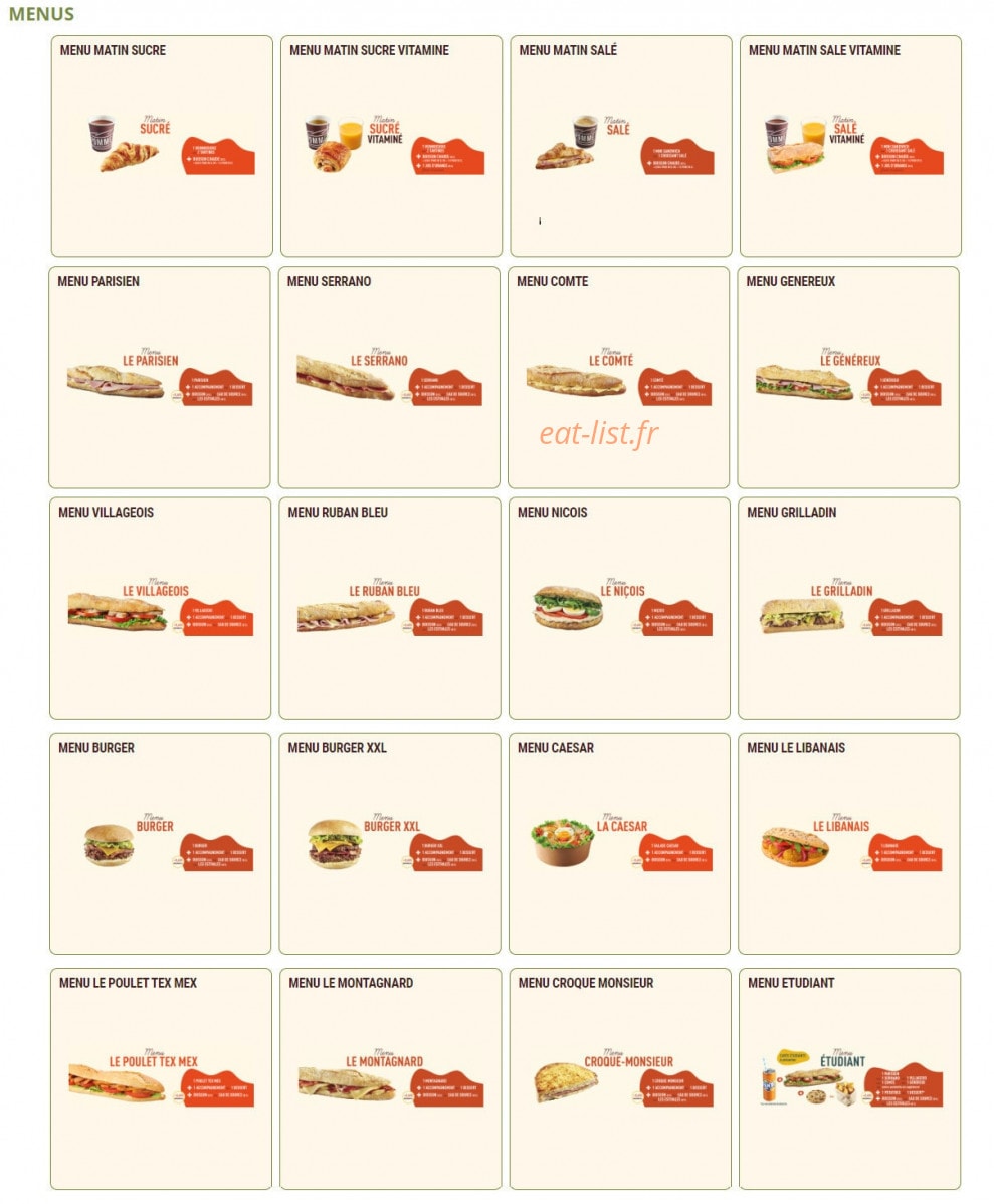 Pomme de Pain — carte page 11