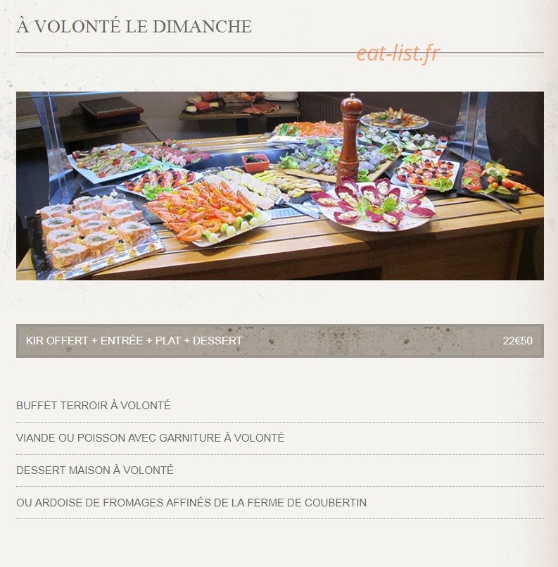 L'Arôme — carte page 4