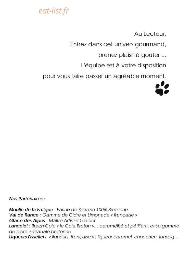 Le Chat Botté — carte page 2