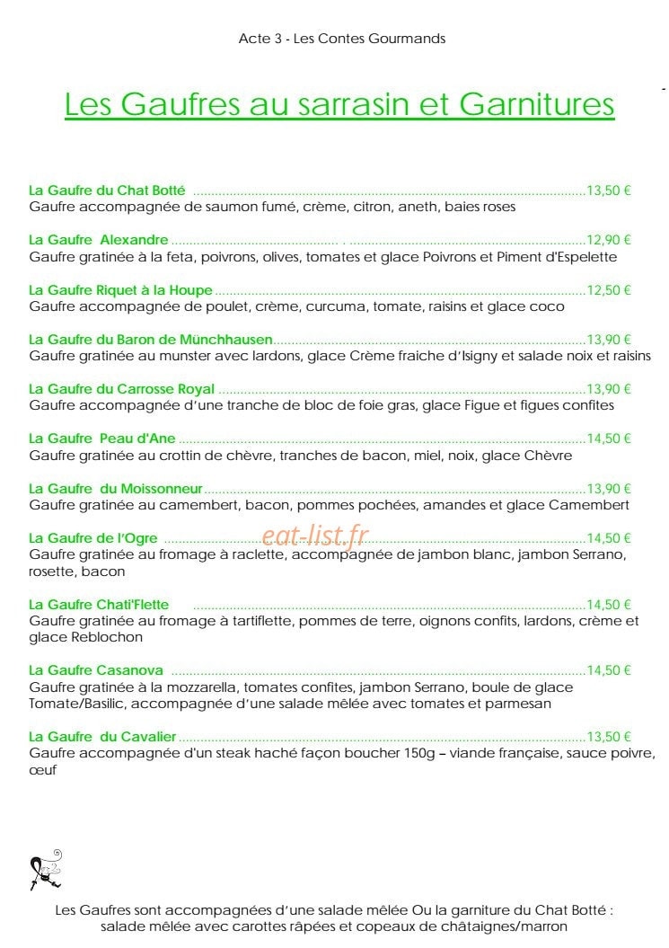 Le Chat Botté — carte page 9