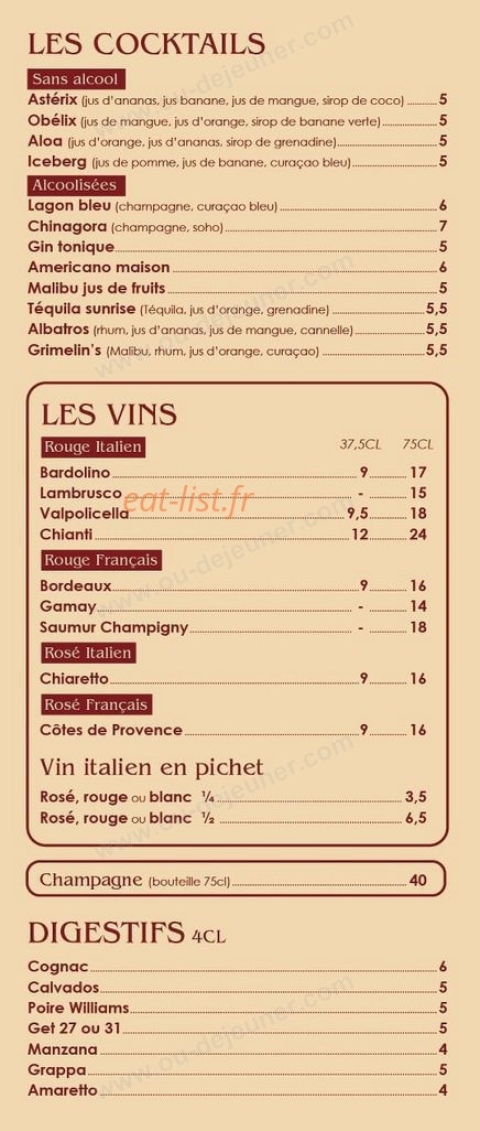 La Bella Storia — carte page 6