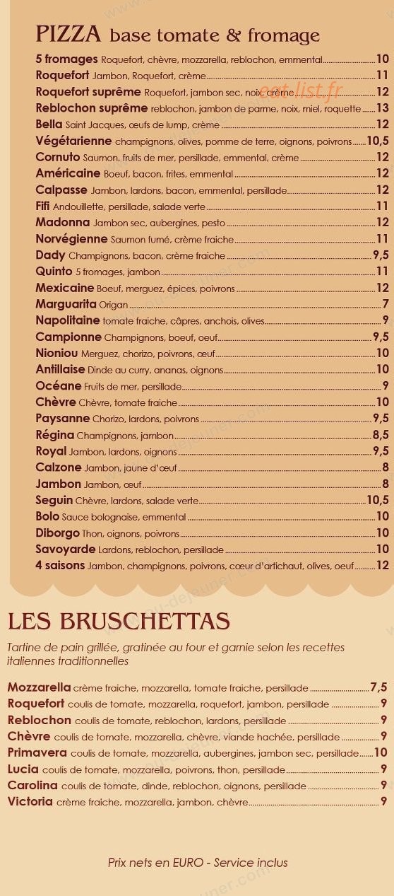 La Bella Storia — carte page 3