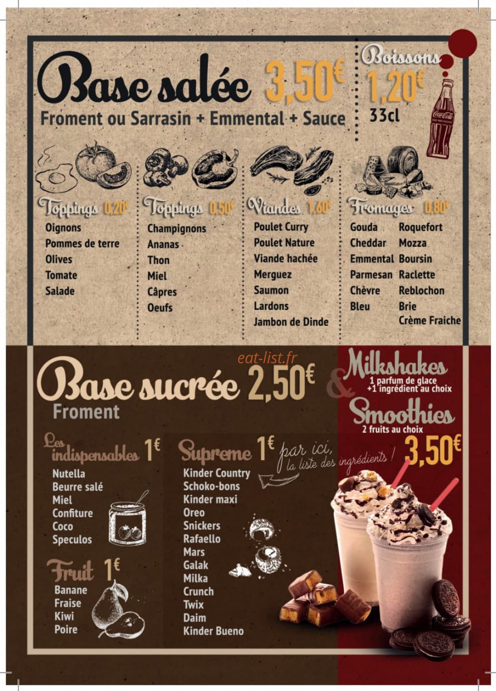 La Crêpe Rit — carte page 2