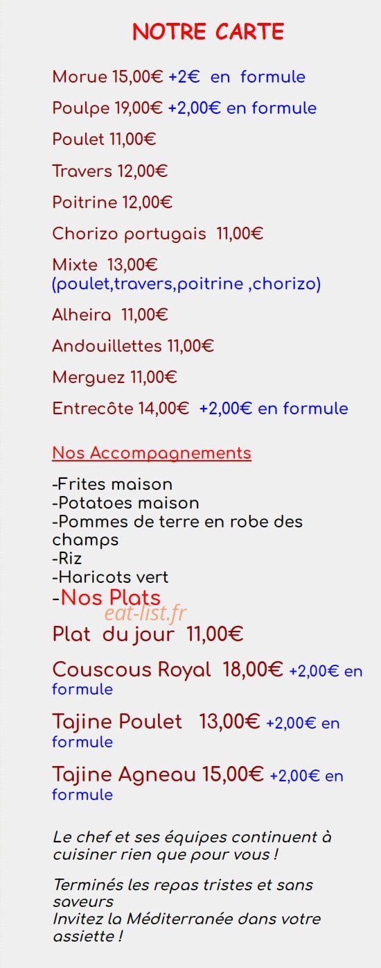 Les Coquelicots — carte page 1
