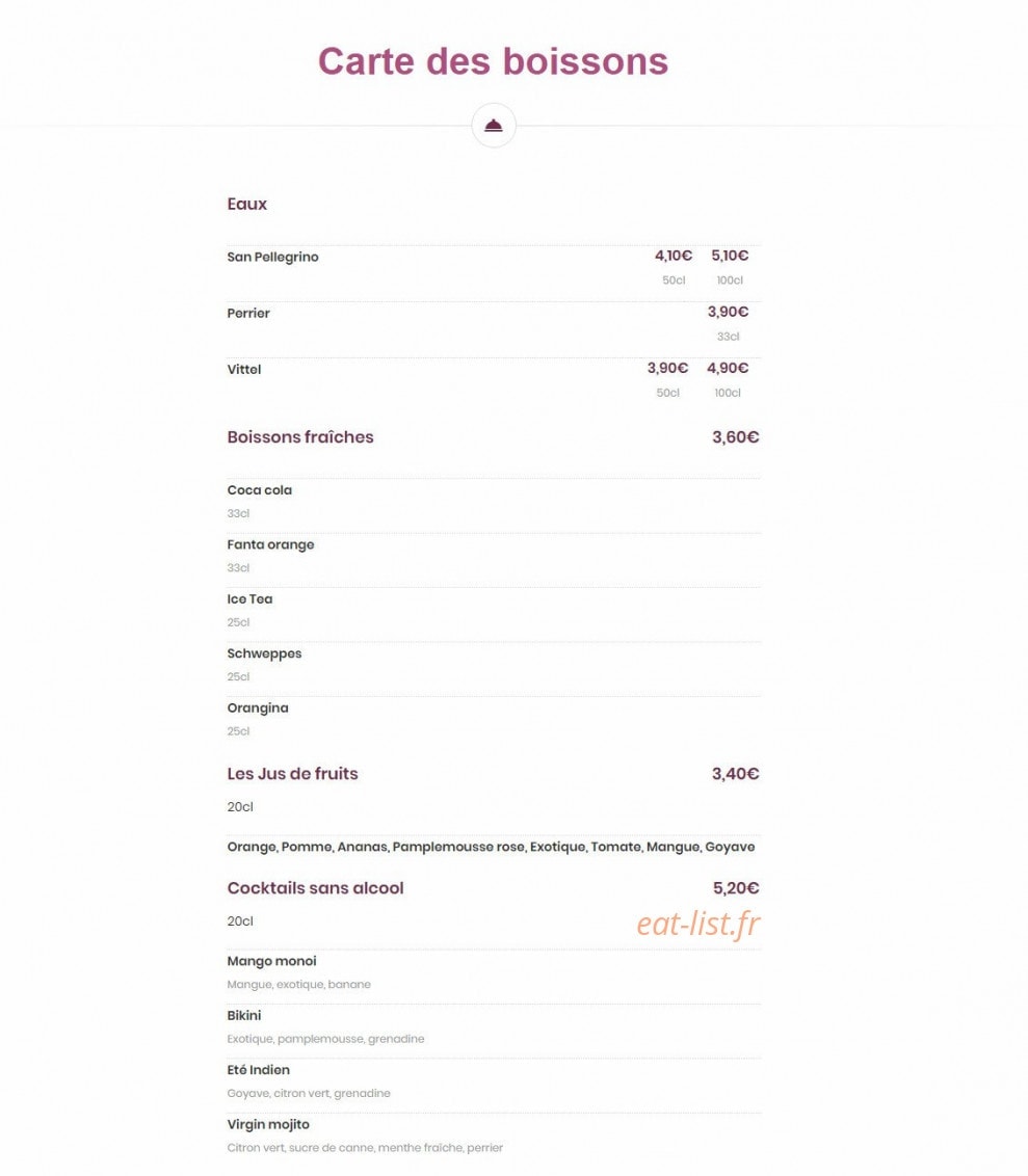 Au Passé Retrouvé — carte page 5