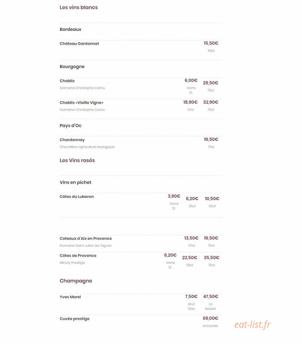 Au Passé Retrouvé — carte page 9