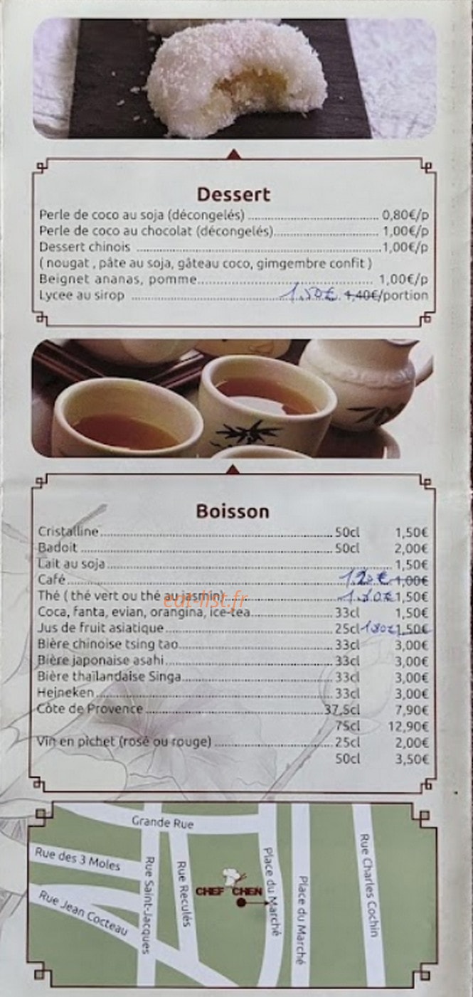 Chef Chen — carte page 6