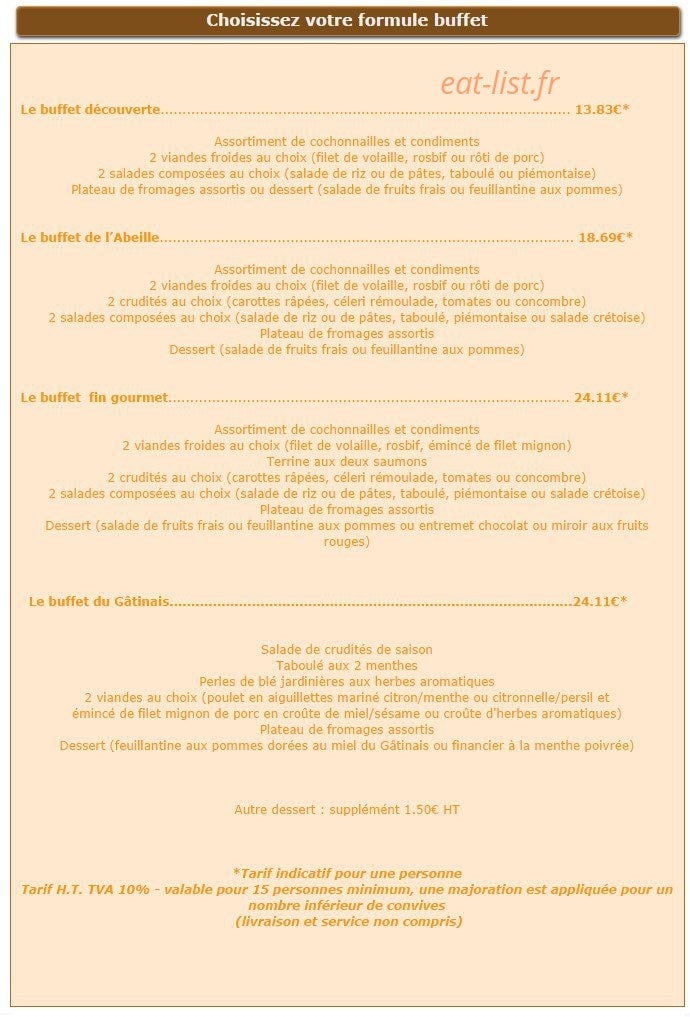L'Abeille du Chenet — carte page 3