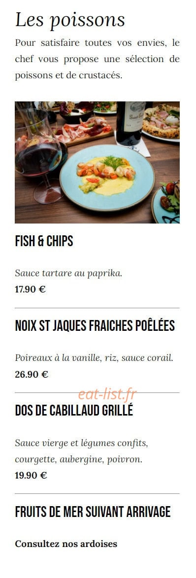La Suite — carte page 4
