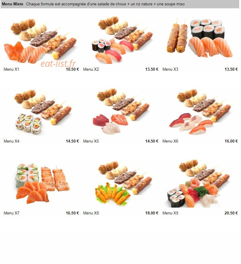 Milly Sushi — carte page 15