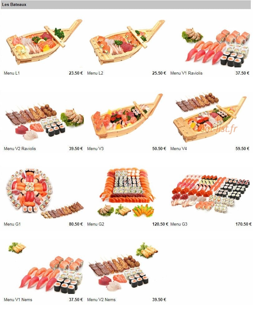 Milly Sushi — carte page 19