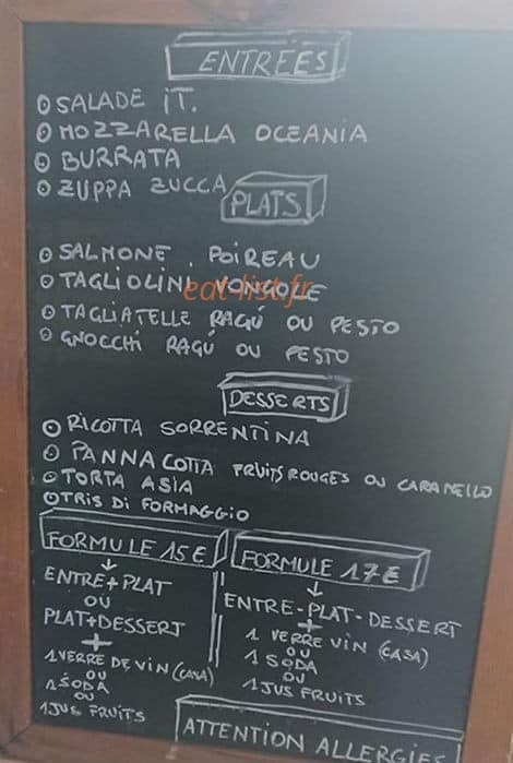 I sapori — carte page 1