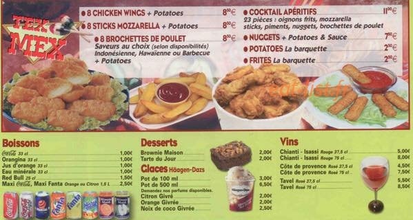 Pizza express — carte page 6
