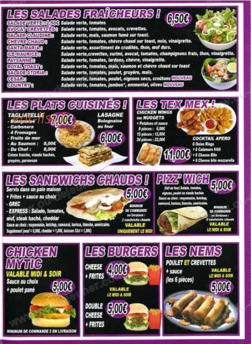 Pizza La Storia — carte page 3