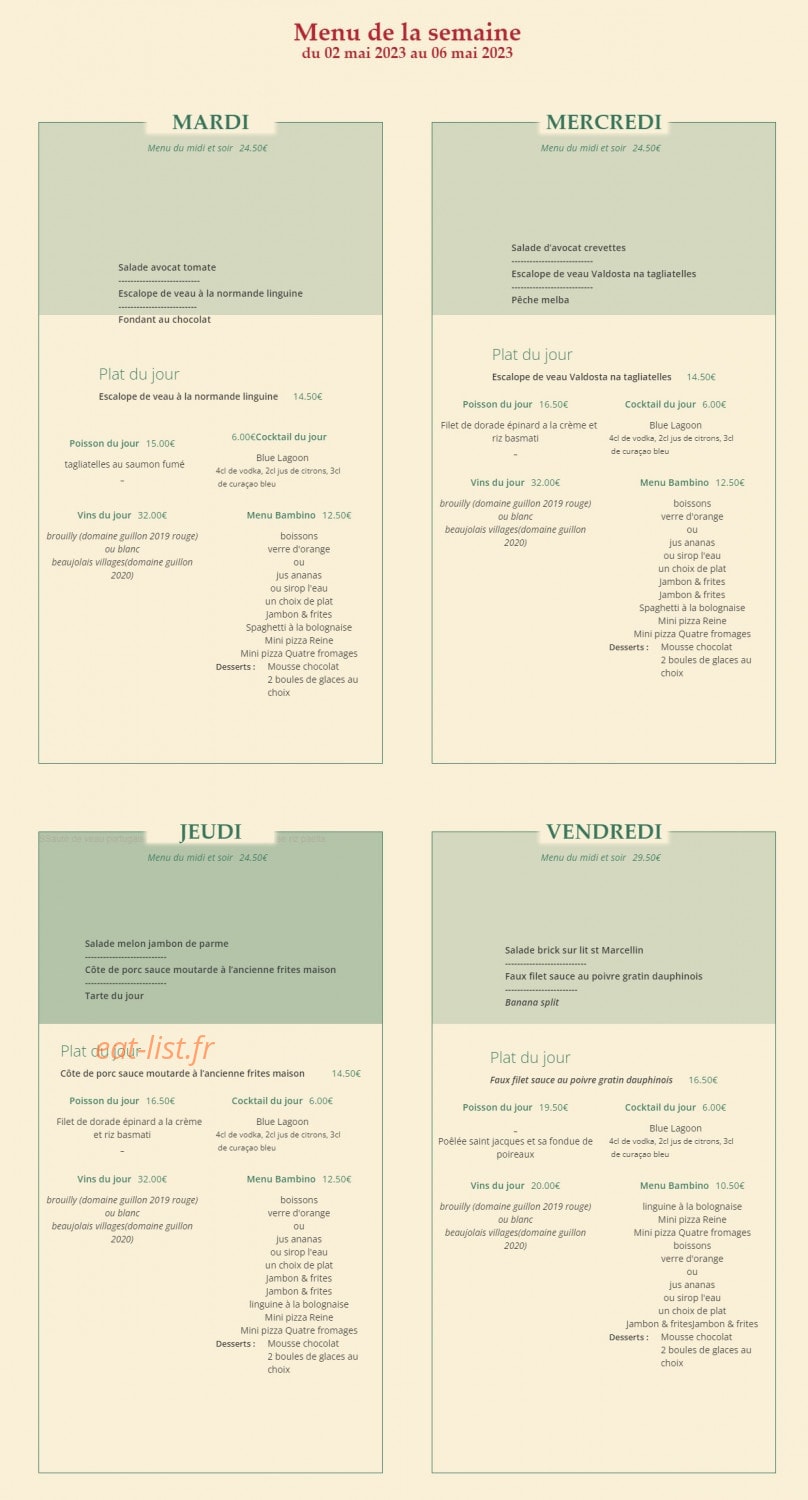 Bella Pesaro — carte page 6