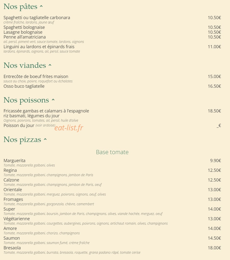 Bella Pesaro — carte page 2
