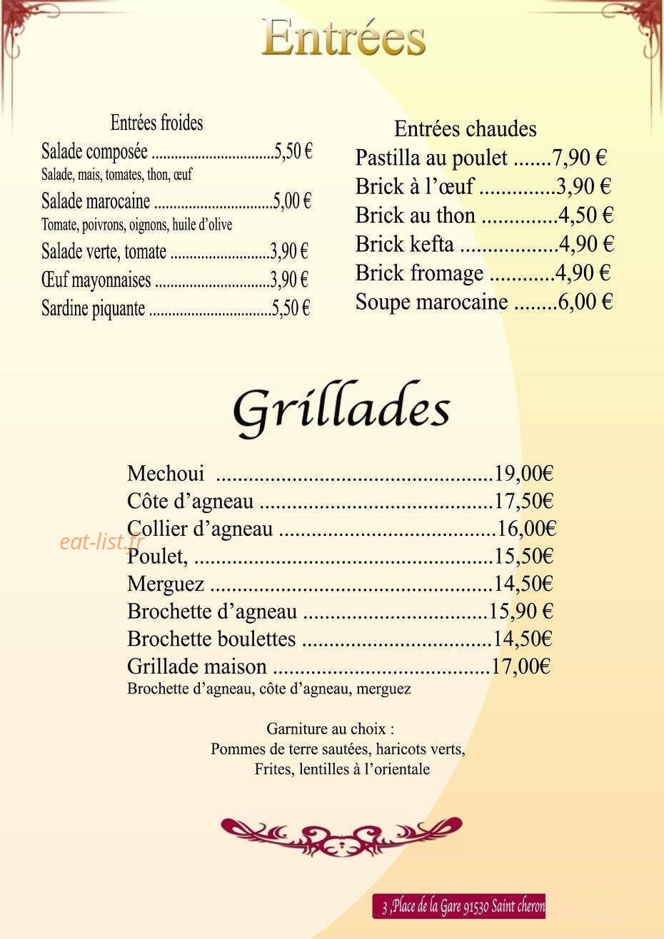 Le Palais Oriental — carte page 3