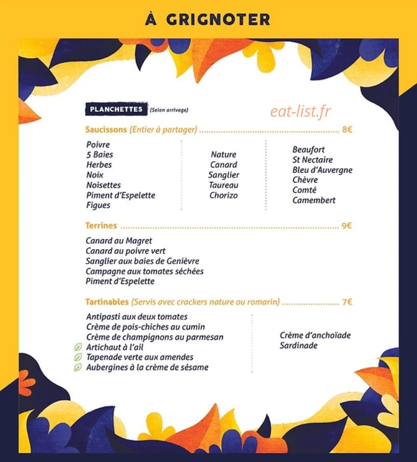 Le Stock — carte page 2