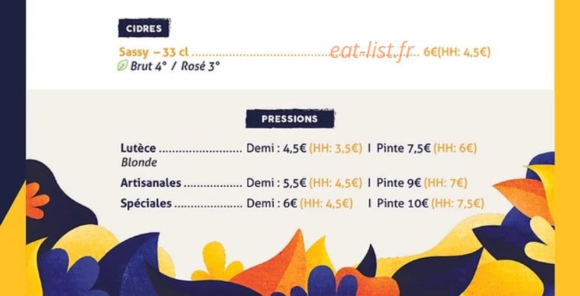 Le Stock — carte page 5