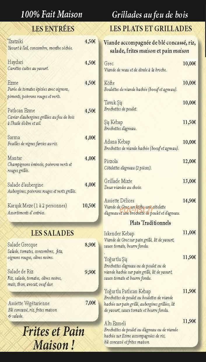 Délices D'Ormoy — carte page 1