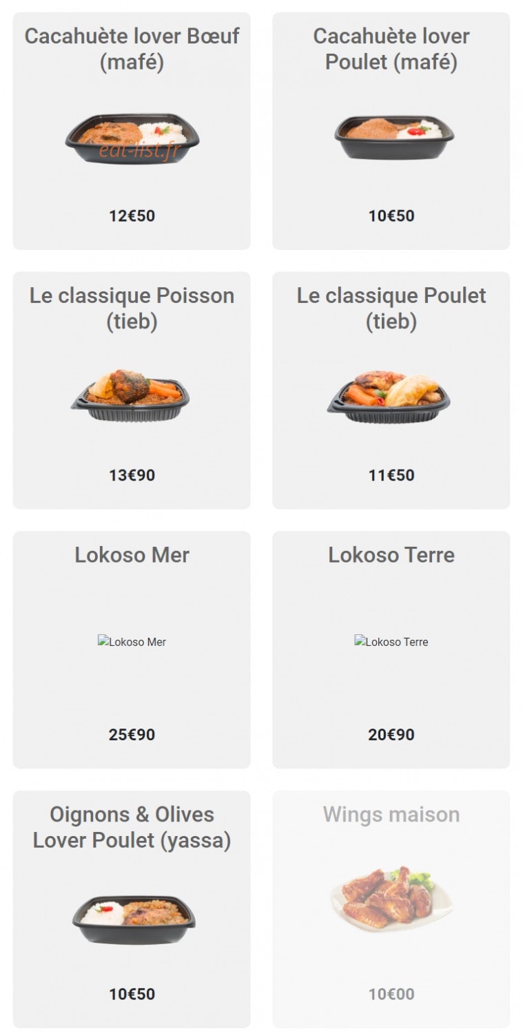O'Lokoso — carte page 2