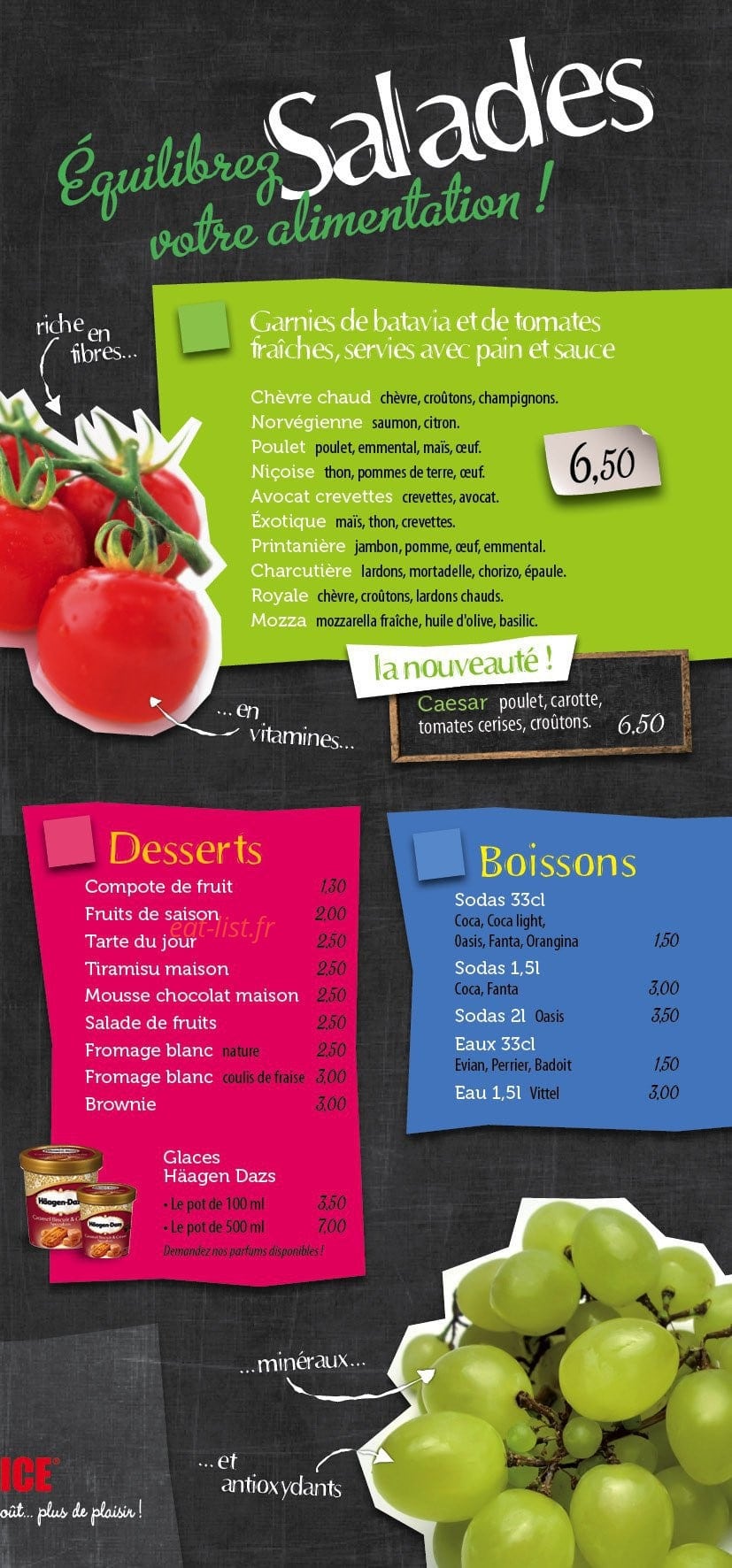 Pizza Service — carte page 2