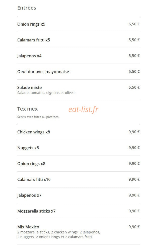 Rapido pizza — carte page 4