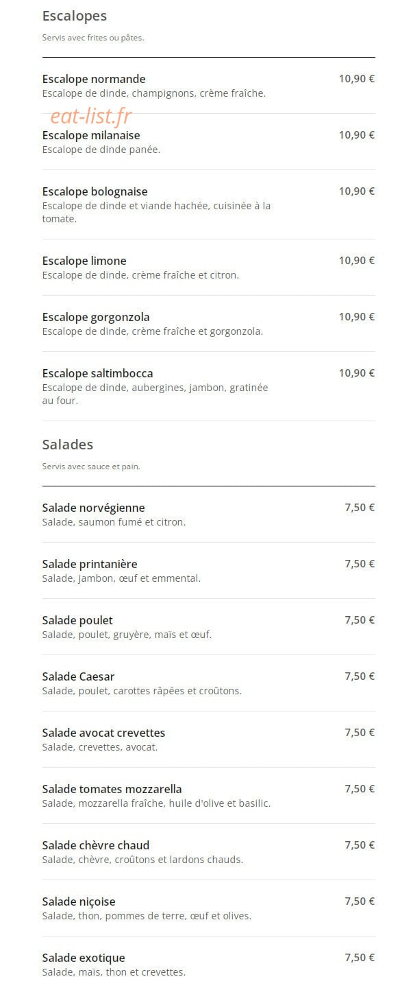 Rapido pizza — carte page 5