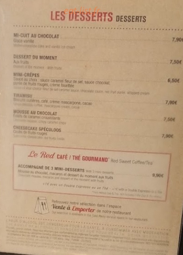 Red Hippo — carte page 2