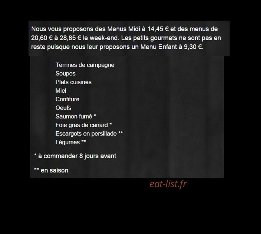 La Mangeoire — carte page 1