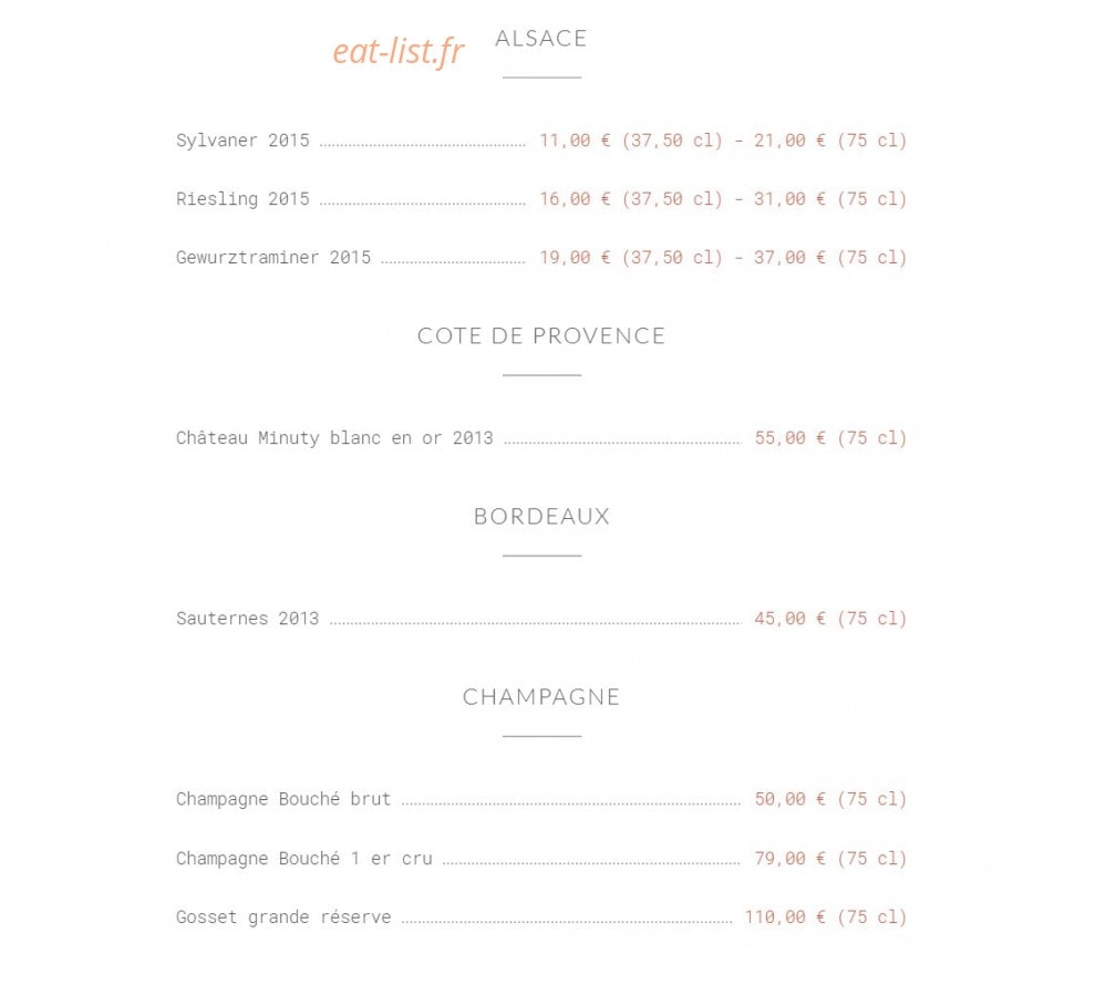 Le Relais de Cocatrix — carte page 11