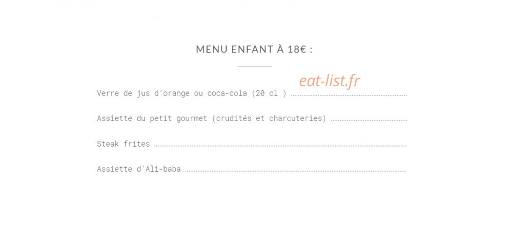 Le Relais de Cocatrix — carte page 2