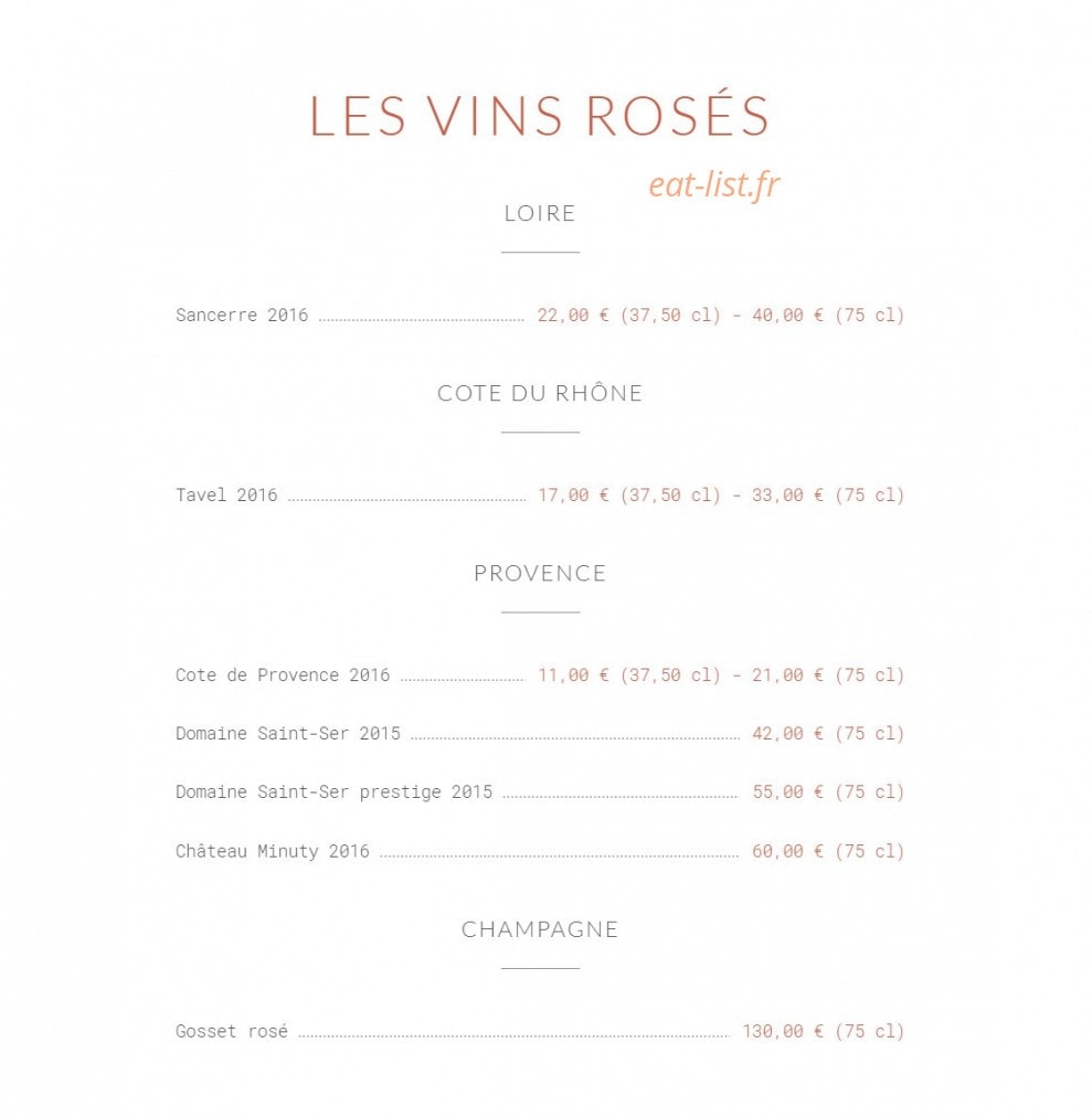 Le Relais de Cocatrix — carte page 12