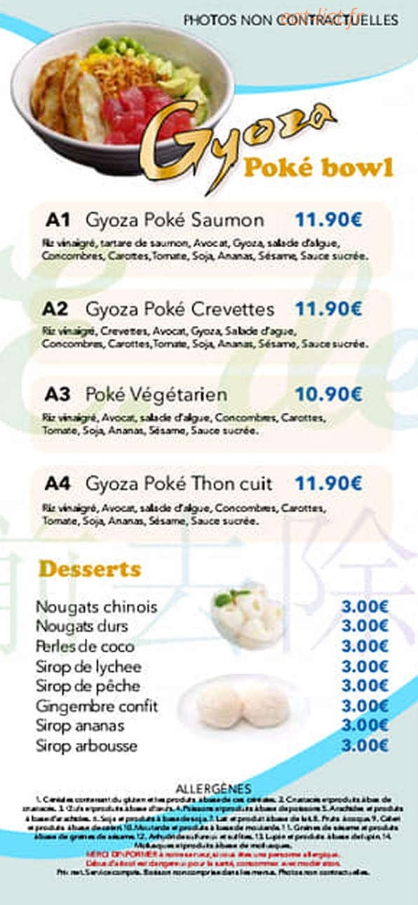 New Beef House — carte page 10